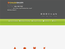 Tablet Screenshot of chuckbauer.com